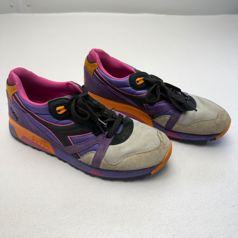 Diadora N9000 Mens Sneakers Purple Orange Magenta 501.160827-55246 Size 10